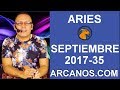 Video Horscopo Semanal ARIES  del 27 Agosto al 2 Septiembre 2017 (Semana 2017-35) (Lectura del Tarot)