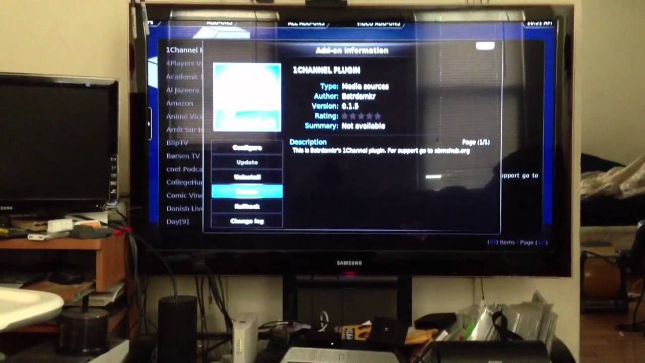 xbmc free cable plugin script failed