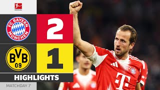 Kane & Olise On Fire! | FC BAYERN — BORUSSIA DORTMUND | Highlights | Matchday 7 – Bundesliga 2025/26