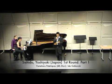 Sishido, Yoshiyuki (Japon) 1st Round. Part 1