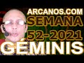 Video Horscopo Semanal GMINIS  del 19 al 25 Diciembre 2021 (Semana 2021-52) (Lectura del Tarot)