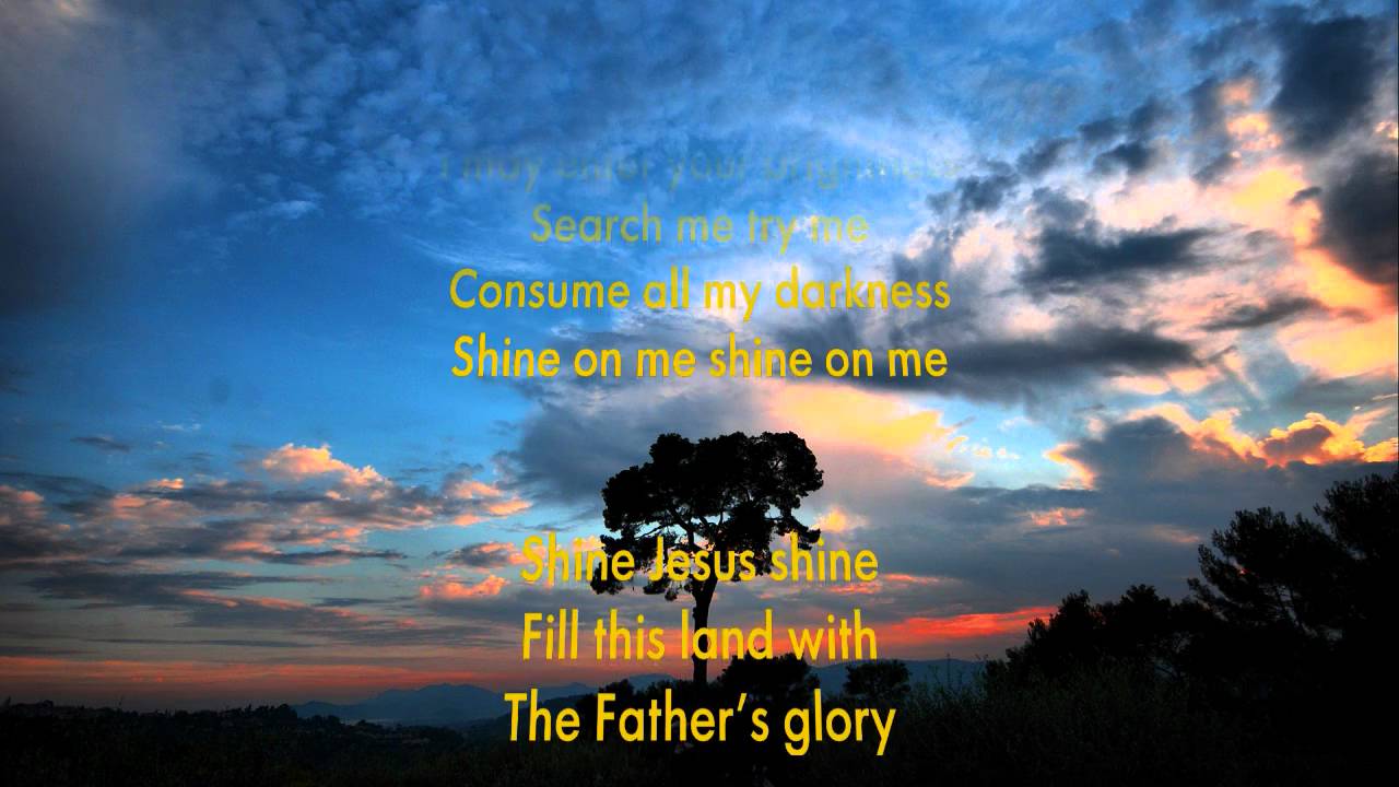 Shine Jesus Shine - Karaoke with lyrics - YouTube