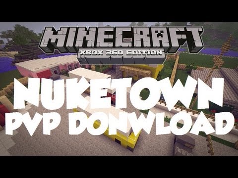 Minecraft Xbox 360 Nuketown Map with Download - YouTube