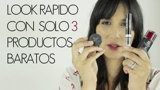 Maquillaje rápido con 3 productos!