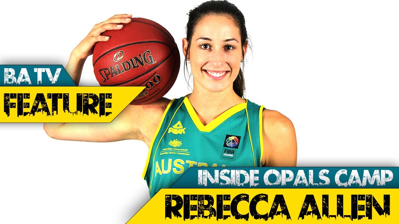 Rebecca Allen on the Australian Jayco Opals Training Camp - YouTube