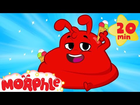 Morphle ate too much ice cream! Funny superhero animation for kids