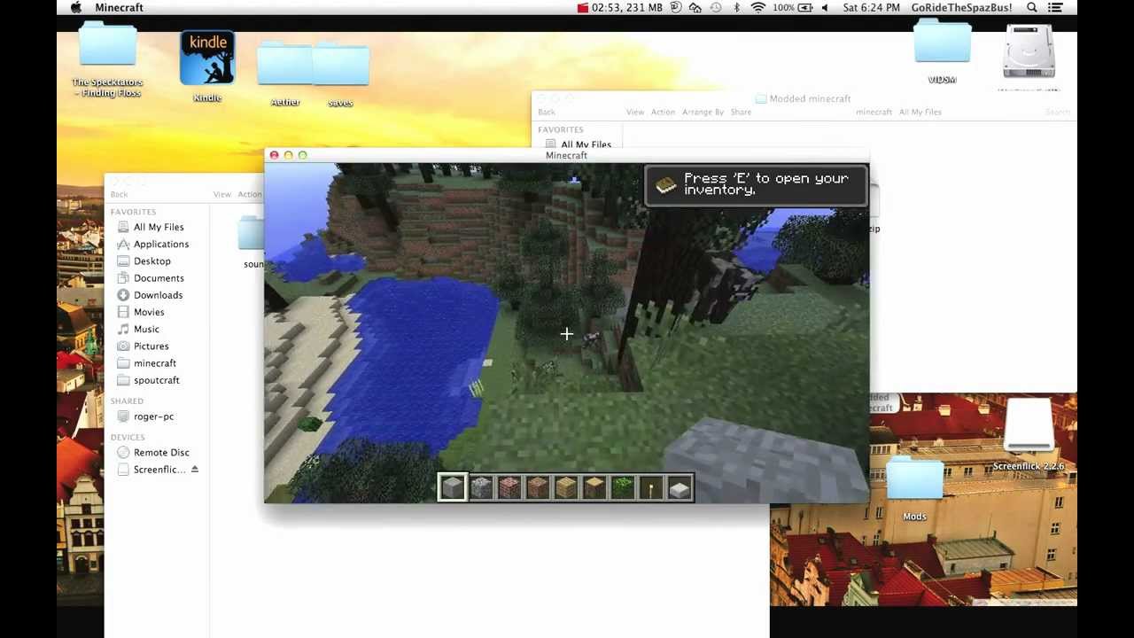 Minecraft 1.4.7 Aether Mod Installation Mac - YouTube