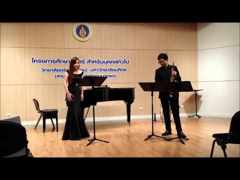 Kittikun Jungate and Nathida Gumchai performs Song of The Cotton Grass : Hilary Tann