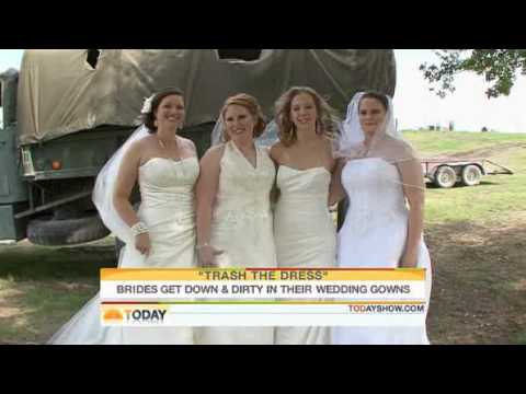 Brides get Down and Dirty