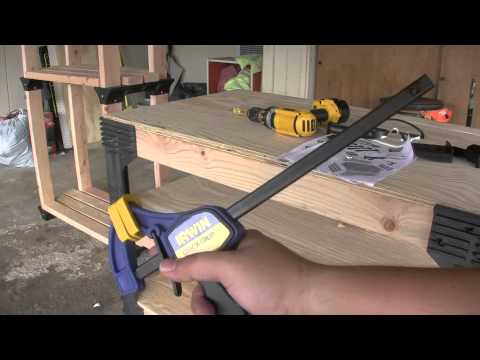 dirteReviews: 2x4 Basics Workbench with 16" Shelf set - YouTube