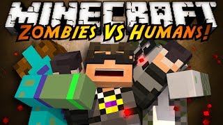 Minecraft Mini-Game : ZOMBIES VS HUMANS!