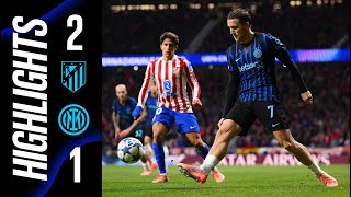 IL GOL DI ZIELINSKI E UN'OTTIMA PRESTAZIONE NON BASTANO | ATLETICO MADRID 2-1 INTER | HL UCL 25/26⚫🔵?