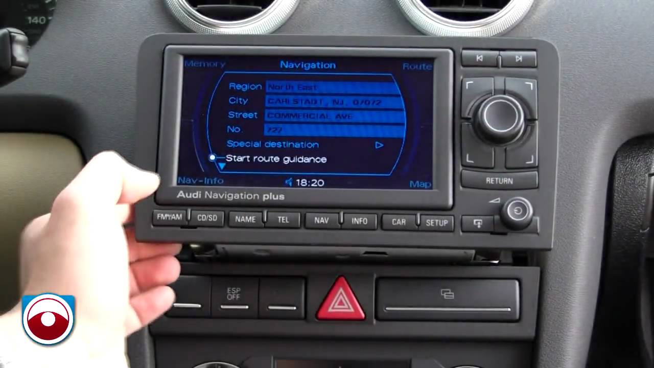 2006 Audi A3 Navigation Radio Removal Same for 2007 - YouTube