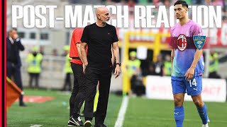 Coach Pioli and Tijjani Reijnders | Post-match reactions | #MilanLecce