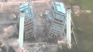 Florida Power & Lights Cutler Power Plant Demolition Aerial View