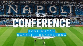 LIVE | La conferenza stampa di Mister Calzona e Di Lorenzo alla vigilia di Napoli - FC Barcelona