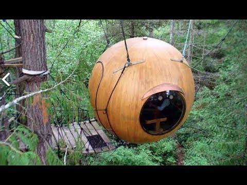 Wooden Sailboat Building meets TREE HOUSE DESIGNS?- Free Spirit Sphere 