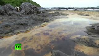 Нефтяное пятно достигло берегов таиландского курорта