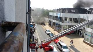 Les halles de tours en feu