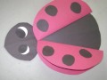 How To Make A Paper Lady Bug - Youtube