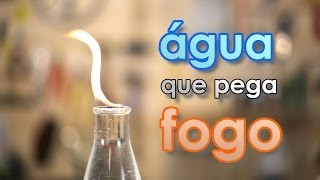 O segredo da água que pega fogo (química mágica)