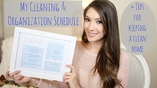 My Cleaning & Organization Schedule + Tips for a Clean Home!