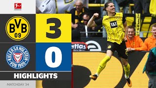 Champions-League! | BORUSSIA DORTMUND — HOLSTEIN KIEL | Highlights | Matchday 34 – Bundesliga 24/25