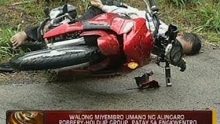 24 Oras: 8 miyembro umano ng Alingaro Robbery-Holdup Group, patay sa engkwentro