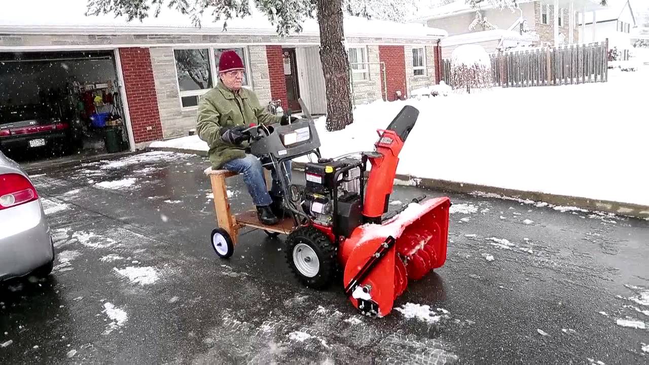 Riding snowblower YouTube