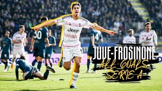 All of Juventus' goals in Serie A vs Frosinone | Ronaldo, Yildiz, Dybala & More!