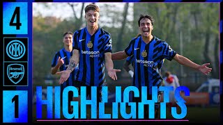 ANCORA POKER NERAZZURRO ⚽ | INTER 4-1 ARSENAL | HIGHLIGHTS | YOUTH LEAGUE 24-25 ⚫🔵?