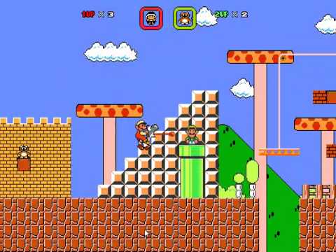 Super Mario Bros X. (Battle Level) Mushroom Kingdom Melee