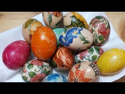 DIY 2 Easy Funny Faster Cheap ways to decorate Easter Eggs Happy Easter