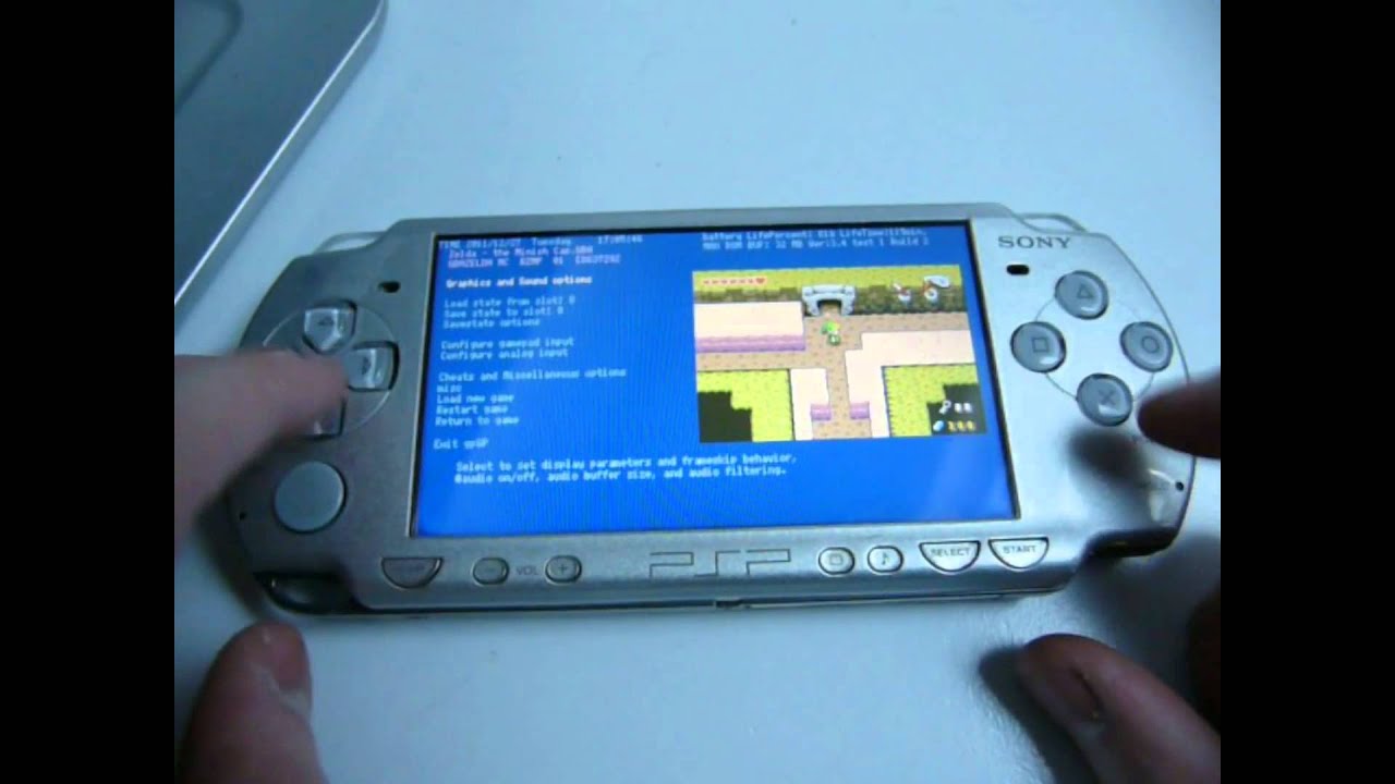 PSP / UO gpSP Kai 3.4 test 2 build 1 / gpSP-J 110507 / emulator PSP ...