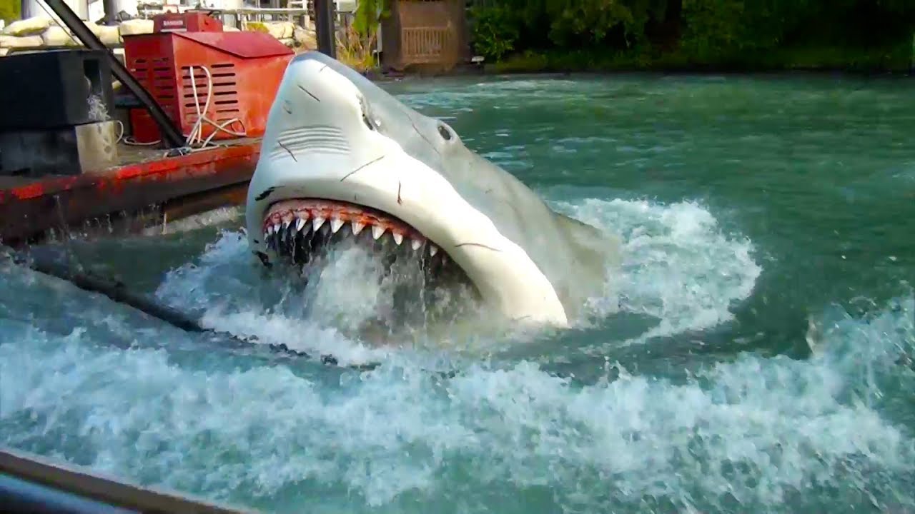 The Last Ride Ever on Jaws at Universal Studios Orlando For TPR - YouTube