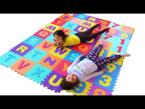 Masal and Öykü Learn English Alphabet for Children With Funny Kids
