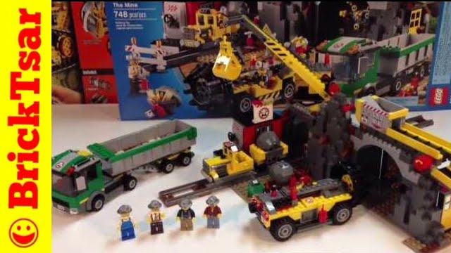 وينه+جوان LEGO City Mining set 4204 The Mine - Gold in those hills! With Mine ...