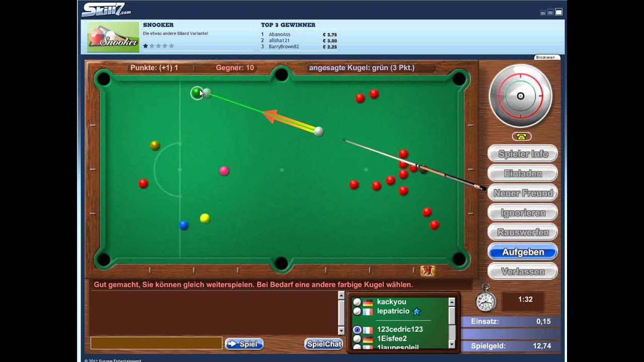 snooker spielregeln snooker spielregeln