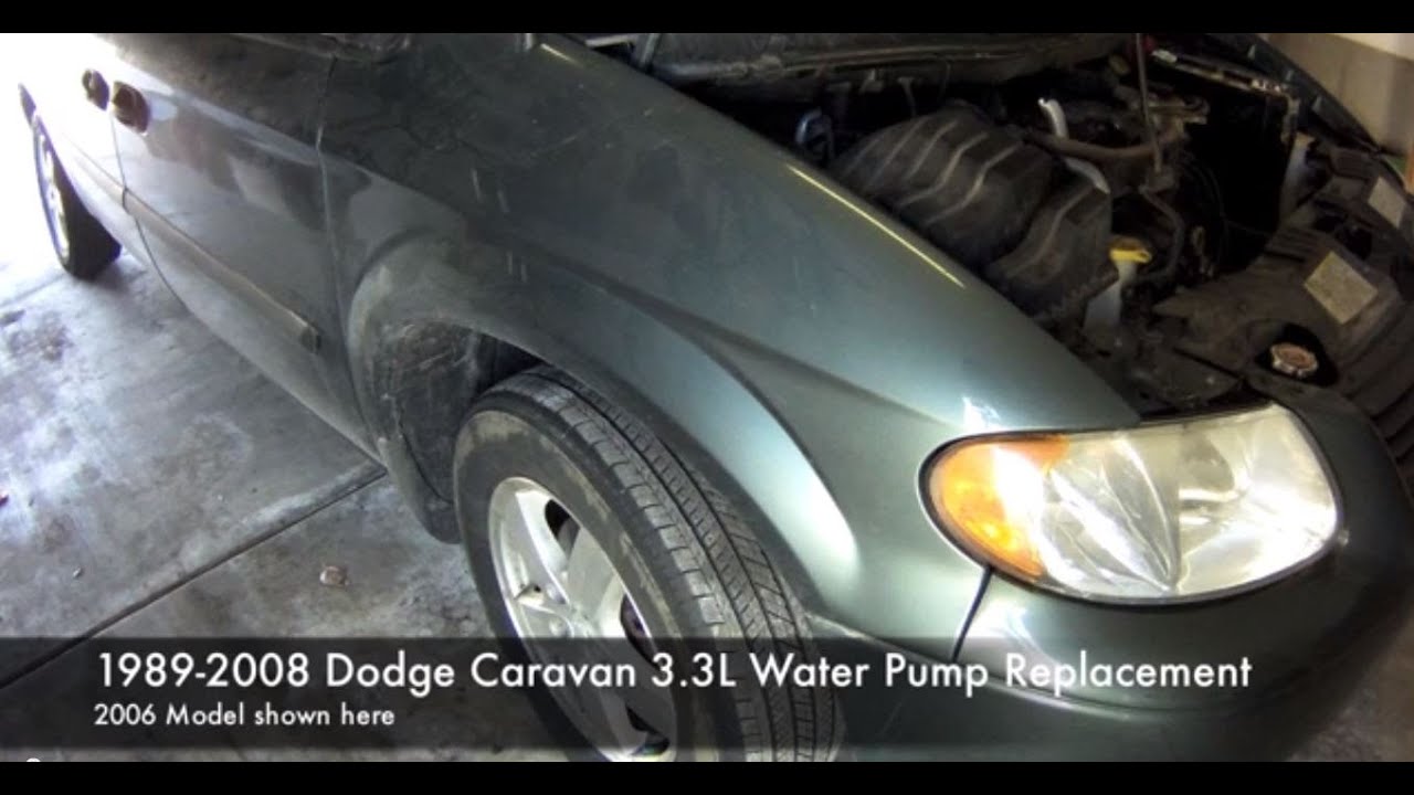 How to Replace the Water Pump in a Dodge Caravan YouTube