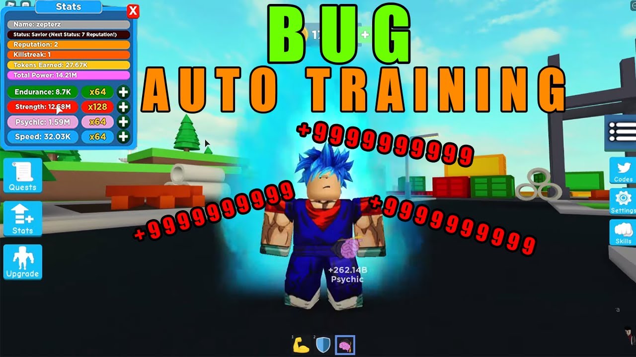 GLITCH For Super Power Fighting Simulator Roblox NO AUTO Clicker Needed Any...