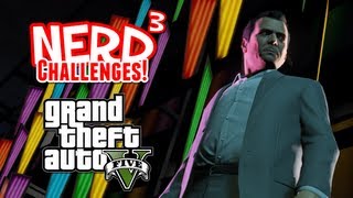 Nerd³ Challenges! Blindfolded Driving! - GTA V