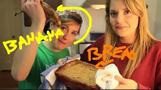 My Drunk Kitchen: BANANA BREAD! (ft. Grace Helbig!)