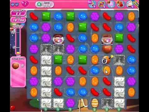 How to beat Candy Crush Saga Level 264 - 1 Stars - No Boosters - 61