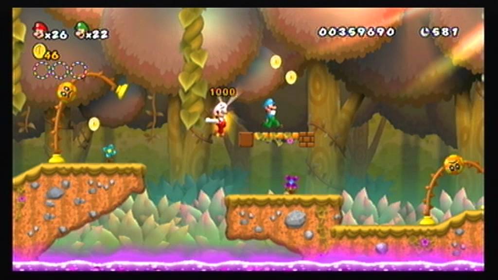 how to get to the cannon in world 3 super mario bros wii