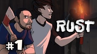 MINECRAFT , STALKER & DAYZ INSPIRED! - Rust Early Alpha w/ Nova & Immortal Ep.1