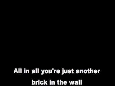 Pink Floyd - Another Brick in the wall [LYRICS+MP3 DOWNLOAD] - YouTube