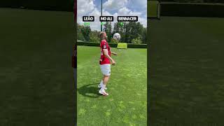 @MoAliFC shooting challenge with Leão & Bennacer | #shorts