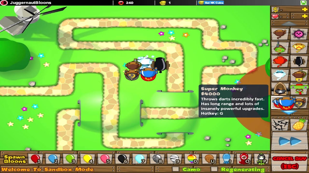 Black And Gold Games Bloons Tower Defense 5 Secrets