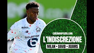 Milan, c’è una nuova formula per David a gennaio. E Adams…