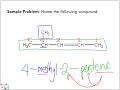 Naming and Drawing Alkene Hydrocarbons